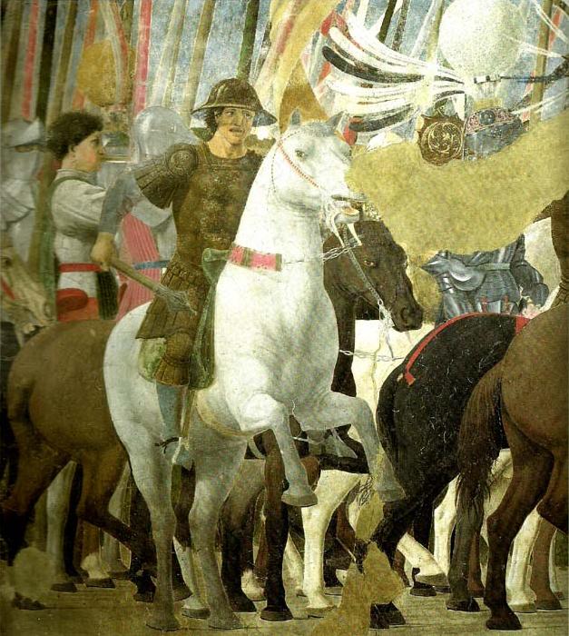 Piero della Francesca the legend of the true cross, detail oil painting image